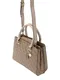 GUESS Ročna torbica 'Noelle'  nude / temno rjava