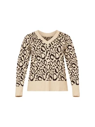 Svetr 'Viril' béžová / černá