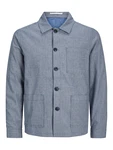 JACK & JONES Jacke 'Riviera' taubenblau/weiß