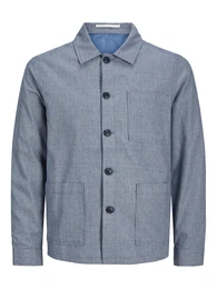 Jacke 'Riviera' taubenblau / wei