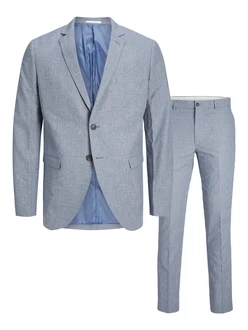 JACK & JONES Anzug JJ RIVIERA Grau/Blau/Hellblau/Grau/Blau/Hellblau/Grau/Blau/Hellblau/Grau/Blau/Hellblau/Grau/Blau/Hellblau/Grau/Blau/Hellblau/Grau/Blau/Hellblau/Grau/Blau/Hellblau/Grau/Blau/Hellblau/Grau/Blau/Hellblau/Grau/Blau/Hellblau