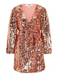 Dorothy Perkins Petite Koktejlové šaty růžově zlatá