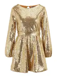 Dorothy Perkins Petite Šaty zlatá