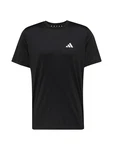 ADIDAS PERFORMANCE Sportshirt 'Essentials' schwarz/weiß