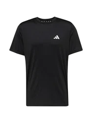ADIDAS PERFORMANCE Sportshirt 'Essentials' schwarz/weiß