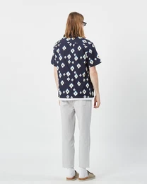 Hemd 'Jole' hellbeige / blau