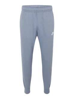 Nike Sportswear Hose 'Club Fleece' rauchblau/weiß