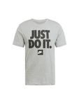 Nike Sportswear T-Shirt Herren graumeliert/schwarz/weiß