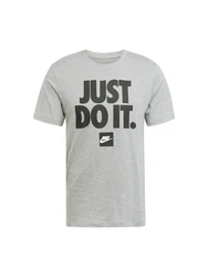 Nike Sportswear T-Shirt Herren graumeliert/schwarz/weiß