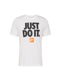 T-Shirt orange / schwarz / wei