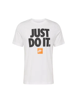 Nike Sportswear T-Shirt Herren orange/schwarz/wei