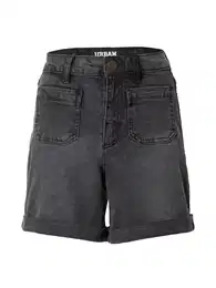 Urban Classics Džíny černá džínovina