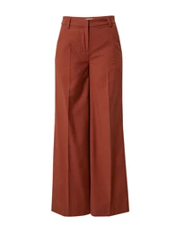 Kalhoty s puky 'Callie' rezavě hnědá / bílá