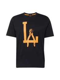 T-Shirt 'Meccano' orange / schwarz