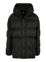 Sportjacke 'Mid- Padded Winter' schwarz / wei