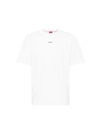 HUGO Herren T-Shirt DAPOLINO schwarz/offwhite