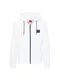 HUGO Sweatjacke ''''Daple'''' rot / schwarz / weiß