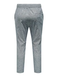 ONLY & SONS Stoffhose Linus taubenblau / weiß