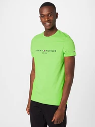 TOMMY HILFIGER T-Shirt marineblau/limette/rot/weiß