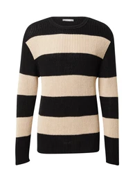 Pullover 'Tyler' beige / schwarz