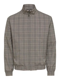 bergangsjacke 'Lucas' braun / grau