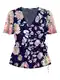 ONLY Bluza 'Star'  tamno plava / pastelno zelena / roza / bijela