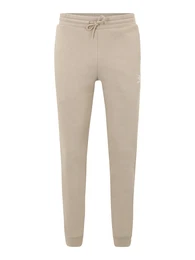 Hose dunkelbeige / weiß