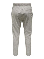 ONLY & SONS Stoffhose Linus grau/offwhite