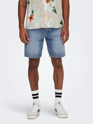 Only & Sons Shorts EDGE (1-tlg) blue denim