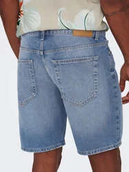 Only & Sons Shorts EDGE (1-tlg) blue denim