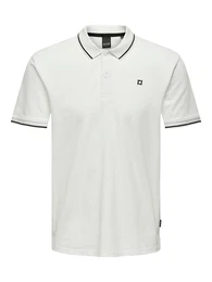 Poloshirt 'Fletcher' schwarz / wei
