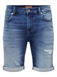 Shorts 'Ply' blue denim
