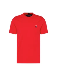 T-Shirt navy / rot / wei