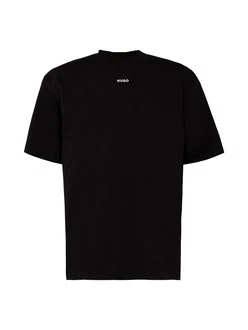 HUGO Herren T-Shirt DAPOLINO Schwarz/Schwarz/Schwarz/Schwarz/Schwarz/Schwarz/Schwarz/Schwarz/Schwarz/Schwarz/Schwarz/Schwarz/Schwarz/Schwarz/Schwarz/Schwarz/Schwarz