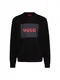 HUGO Sweatshirt 'Duragol' rot / schwarz