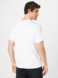 NIKE Sportshirt Miler silber/weiß