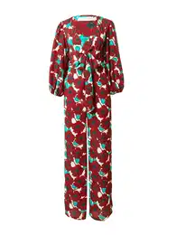 Overal 'Betsy' nefritová / červená / bordó / barva vaječné skořápky