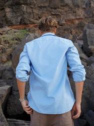 ABOUT YOU Limited Hemd 'Melvin by Levin Hotho' blau