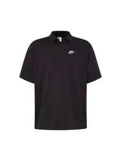 Nike Sportswear Poloshirt schwarz/weiß