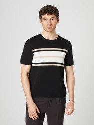 Guido Maria Kretschmer Men Pullover Diego beige/schwarz/wei