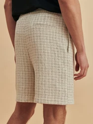 DAN FOX APPAREL Shorts 'Moritz' schwarz/offwhite