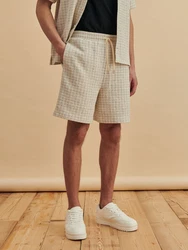DAN FOX APPAREL Shorts 'Moritz' schwarz/offwhite