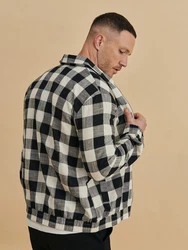 DAN FOX APPAREL Jacke 'Ilja' graumeliert/schwarz/offwhite
