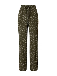 Kalhoty 'Letizia' tmavě zelená / bílá