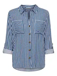 Bluza 'ONLYasmin' morsko plava / bijela