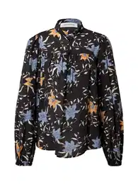 Bluza svijetloplava / narančasta / crna / bijela
