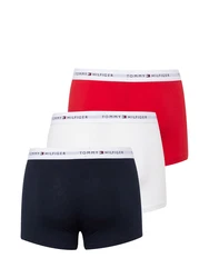 Tommy Hilfiger Underwear Trunk 3P TRUNK mit Logoschriftzug marine/hellgrau/rot/wei