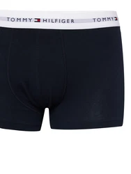 Tommy Hilfiger Underwear Trunk 3P TRUNK mit Logoschriftzug marine/hellgrau/rot/wei
