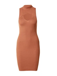 Pletena haljina smeđa