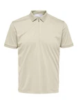 SELECTED HOMME Poloshirt 'Fave' beige SELECTED HOMME Poloshirt 'Fave' beige